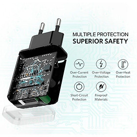 Mua Ugreen UG70273CD122TK 18W QC3.0 Màu đen Củ sạc nhanh usb Quick Charge 3.0 - HÀNG CHÍNH HÃNG