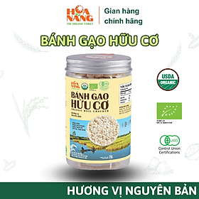 Bánh Gạo Hữu Cơ Hoa Nắng - Hương Vị Nguyên Bản - Tốt cho người ăn kiêng, tập gym, giảm cân