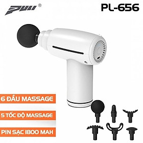 Súng massage cầm tay mini Puli PL-656 - 6 đầu cải tiến giảm đau nhức