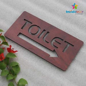 Mua Bảng Gỗ Treo Cửa Decor Toilet Phòng Vệ Sinh