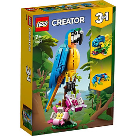 Hình ảnh LEGO Creator 31136 Vẹt Đuôi Dài Nam Mỹ (253 chi tiết)