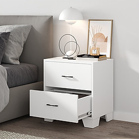 Mua BECKVILLE  Táp đầu giường 2 ngăn kéo DRA_123  55x41x60cm