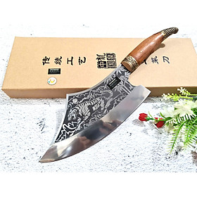 Mua DAO BẾP - DAO THÁI CHẶT HOA VĂN HỔ DT150 ĐỘC 6996 topcomshop vn