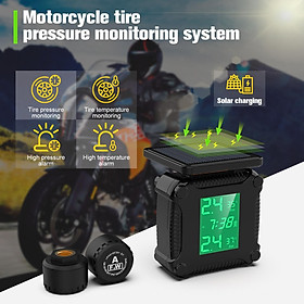Motorcycle Tire Pressure Monitoring System Orange Display