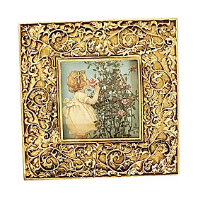 Vintage Style Photo Frame Pictures Holder Tabletop Creative Retro Style of Wall Picture Frame for Bedroom Dorm Living Room Hotel Decorations