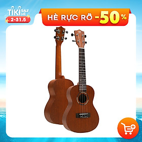 Mua Đàn Ukulele Concert CHARD UK-24M  Mặt Đàn Gỗ Nato  Màu Nâu Gỗ  Dễ Chơi