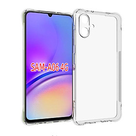 Ốp lưng dẻo cho Samsung Galaxy A06 trong suốt bảo vệ Camera - Hàng nhập khẩu