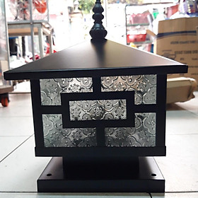 Mua Đèn trụ cổng ngoài trời kích thước D200 và D250 có kèm bóng