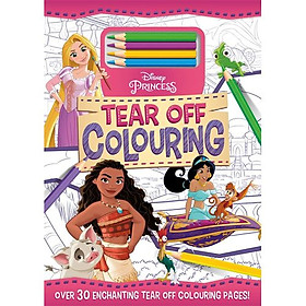 ['disney'] Princess: Tear Off Colouring