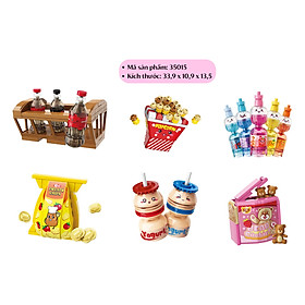 Đồ chơi - Bộ đồ chơi xếp hình mô hình Qman Mart - PDQ 35015 - QMAN Giao Ngẫu Nhiên 1 Hộp