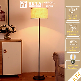 Hình ảnh Đèn Cây Đứng HUTA KT4 Cao Cấp, Sang Trọng, Decor Trang Trí Phòng Ngủ, Sofa, Phòng Khách, Điều Chỉnh Độ Sáng, Bóng Led Ánh Sáng Vàng