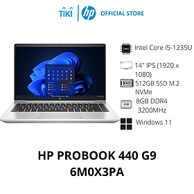 Mua Laptop HP Probook 440 G9 6M0X3PA (Core i5-1235U/8GB/512GB/Intel Iris Xe/14 inch FHD/IPS/Win11 Home/FP/Bạc) Hàng chính hãng