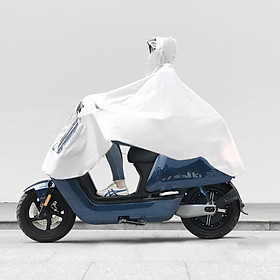 Áo Mưa Xe Máy Chống Thấm Nước Unisex Xiaomi 168*136* 108* 86cm -Chính Hãng Nhập Khẩu - Trắng