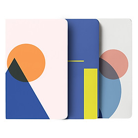 Combo 3 Quyển Sổ Tay Mini Monosketch - The Circles