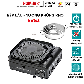 Mua Bếp Lẩu - Nướng Không Khói EVS2│Chống Gió Siêu Việt│Vỉ Chống Dính Teflon Whitford│Hàng Chính Hãng