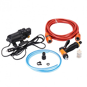 Máy Bơm Rửa Xe Tăng Áp Lực Nước Mini 1130PSI DC 12V Ô Tô