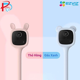 Camera WIFI Trông trẻ EZVIZ BM1 2MP dùng PIN Sạc, đàm thoại 2 chiều, tự động bật nhạc khi Baby khóc - hàng chính hãng