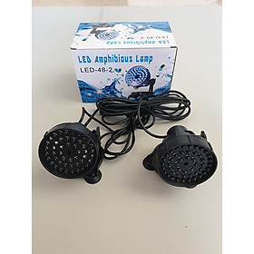 Bộ 2 đèn led hắt bể cá 7 mầu - đèn led hòn non bộ