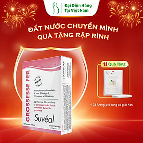  Suvéal Grossesse - Fer: Vitamin Tổng Hợp Cho Bà Bầu Cao Cấp Từ Pháp, Bổ Sung Đầy Đủ Vitamin Khoáng Chất, Ngăn Ngừa Dị Tật Thai Nhi, Tiền Sản Giật Và Tiểu Đường Thai Kỳ, Không Gây Táo Bón