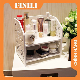Mua Kệ Mỹ phẩm trang điểm để bàn   kệ bàn phấn mini siêu xinh dễ lắp TFH 61