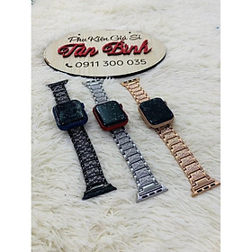 Mua dây thép đính đá cực kỳ sang chảnh dành cho applewatch