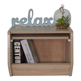 SB Furniture, Looms, Jayden-D Storage Box, Solid Oak Color, W40xD30xH30 cm.