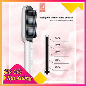 BH 1 Năm Lược Điện Chải Tóc Tạo Kiểu Chuyên Nghiệp  Kiêm Máy Uốn  Duỗi   Ép Tóc  Tạo Kiểu Nhanh Chóng  Lazadavn