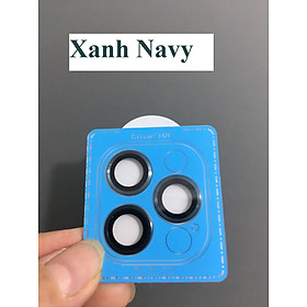 Cụm cường lực dán camera cho iP 12 Pro Max Kuzoom - Hàng chính hãng - Xanh Navy