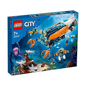 Đồ Chơi Lắp Ráp Tàu Ngầm Thám Hiểm Biển Sâu Lego City 60379 (842 chi tiết)