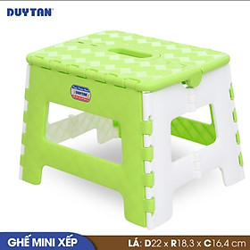 Mua Ghế mini xếp nhựa Duy Tân (22 x 18.3 x 16.4 cm) - 05110 - Giao màu ngẫu nhiên - Hàng chính hãng