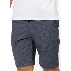 Quần Short Nỉ Lưng Thun Nam Novelty Melange NQNMHTMT3R200047Q - Xanh Đen