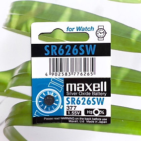 Pin Maxell Nhật Bản SR626SW / 377 / G4 (Viên Lẻ) Hàng Chính Hãng Made in Japan