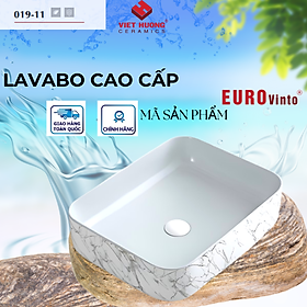 CHẬU RỬA MẶT LAVABO EUROVINTO CAO CẤP 3 MÀU MÃ 019-11