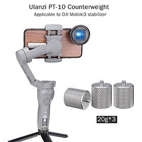 PT-10 Metal Counterweight for DJI Osmo Mobile 3 Counter Weight Gimbal Stabilizer Applied Balance to Moment Anamorphic Lens