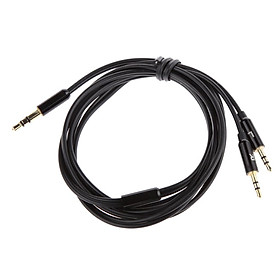 Audio Cable Remote&Mic for Sol Republic Master Tracks HD V10 Headphone Black