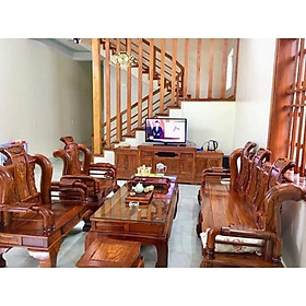 Mua bộ bàn ghế phòng khách gỗ hương giá đã bao gồm phí ship