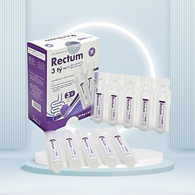 Men vi sinh Probiotic Rectum Kingphar, hộp 20 ống x 5ml, bổ sung 3 tỷ lợi khuẩn