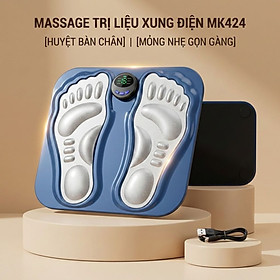 Thảm Massage Chân Xung Điện Kachi MK424 Pin Sạc - Giảm Đau Mỏi, Cải Thiện Tuần Hoàn Máu - hàng chính hãng