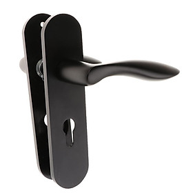 Hình ảnh Modern Interior Door Lock Latch Bedroom Privacy Lockset Hardware H Style