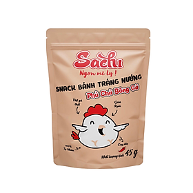 Snack Sachi bánh tráng Vị Gà -  Thùng 5 gói