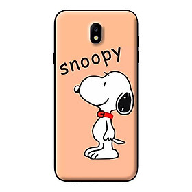 Ốp in cho Samsung Galaxy J7 Plus  Chú Chó Snoopy - Hàng chính hãng