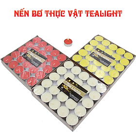 Mua Nến Bơ  Nến Sáp  Nến Bơ Thực Vật An Toàn 100% Cho Sức Khoẻ  Không Mùi  Không Khói - Hộp 100 Viên