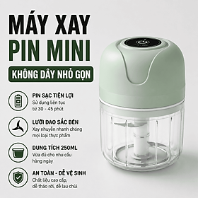 Mua Máy Xay Tỏi Ớt Mini Chạy Pin Mishio MK420 - hàng chính hãng