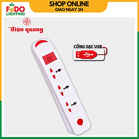Ổ cắm điện quang đq esk 2w dbw103usb