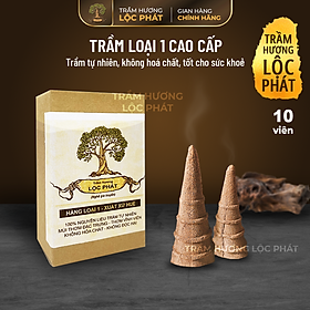Mua Nụ Trầm Hương Tự Nhiên Trầm Hương Lộc Phát Nhang Trầm Xông Nhà Cửa Cao Cấp Loại 1 Hộp 20 viên