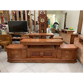 Mua Kệ tivi kiểu Vát gỗ Hương Đá