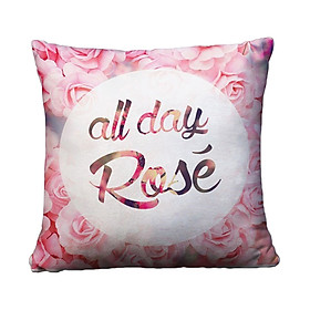 Gối Ôm Vuông All Day Rose GVGI025 (36 x 36 cm)