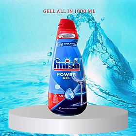 Gel rửa bát Finish All in 1 Max 1000ml