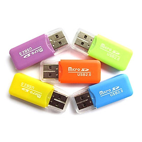 Bộ 5 đầu đoc thẻ nhớ mini MicroSD (Giao màu ngẫu nhiên)
