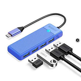 Mua Bộ chia Hub USB TypeC 1 ra 4 cổng USB 3.0 ORICO PAPW4A-C3-015 - Hàng Chính Hãng
